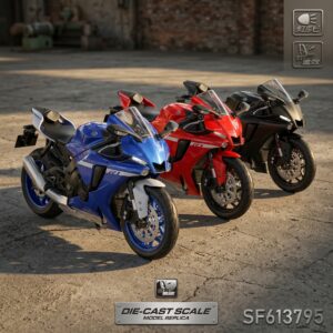 Mainan Diecast Motor Yamaha R1 1:12 - Premium Collection