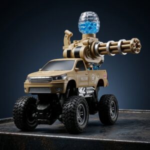 Mainan RC Offroad Military Water Gel Otomatis - BATERAI CAS