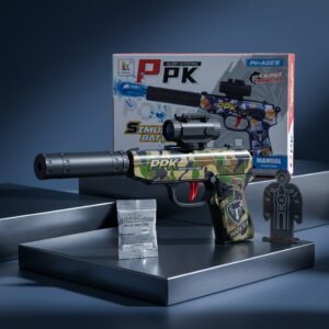 Mainan Tembakan PPK Water Gel 6-7MM - BONUS TARGET