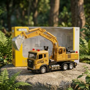 Mainan Diecast Truck Excavator MAKASAN