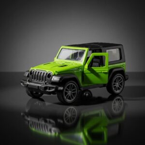 Mainan Mobil Jeep Rubicon Diecast Skala 1:39 Buka Pintu